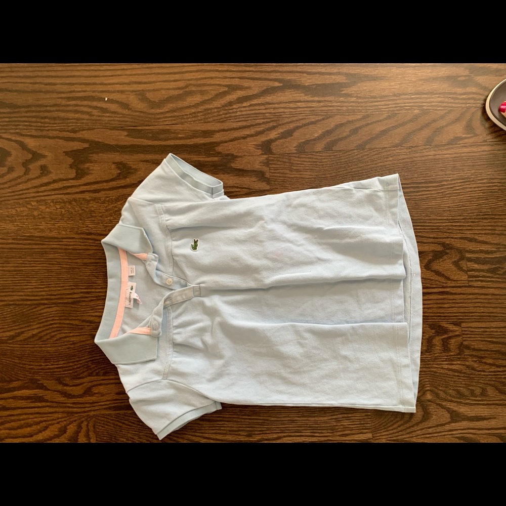 2 Girls Lacoste shirts